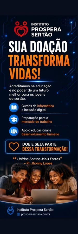 Sua doação transforma vidas: cursos de informática, inclusão digital e preparação para o mercado de trabalho