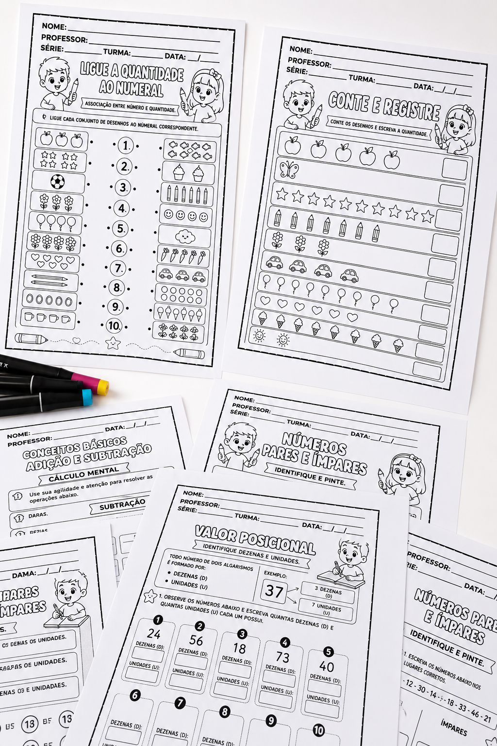 Atividades de Matemática e Alfabetização